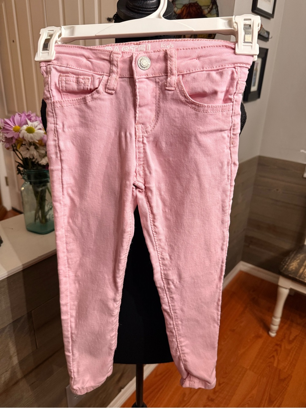 Pastels Kids Light Pink Stretch Jeans